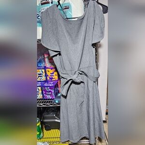 Calvin Klein Heather Gray Shift Dress